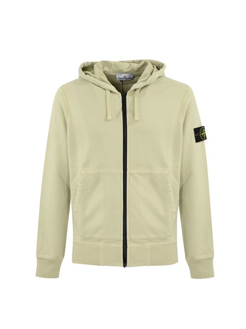 Felpa con zip 64251 Plaster STONE ISLAND | 811564251V0097